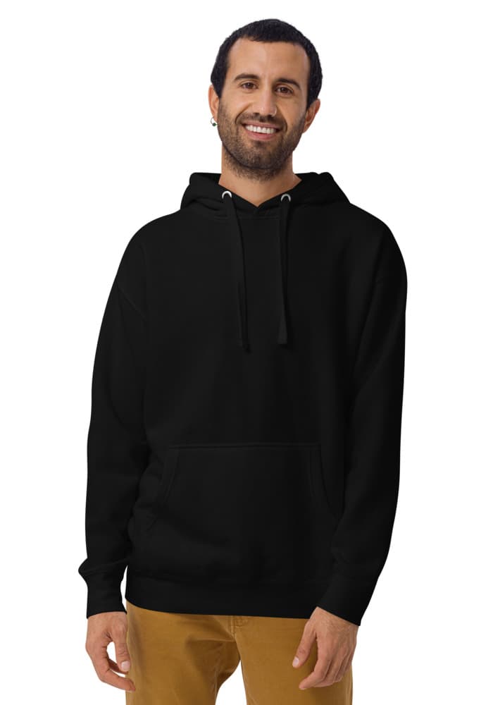 RL-003 North / East / No Borders Hoodie, Black